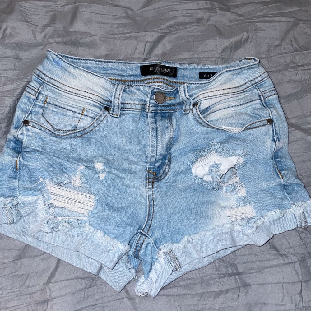 distressed shorts